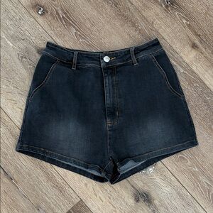 Shane Justin Dark Denim Jean Shorts